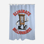 Eliminate Billionaires-None-Polyester-Shower Curtain-RoboMega