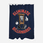 Eliminate Billionaires-None-Polyester-Shower Curtain-RoboMega