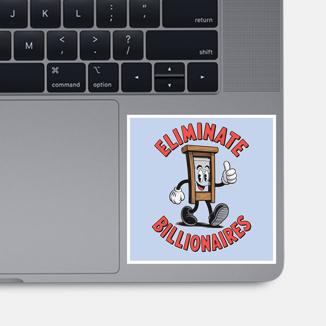 Eliminate Billionaires-None-Glossy-Sticker-RoboMega