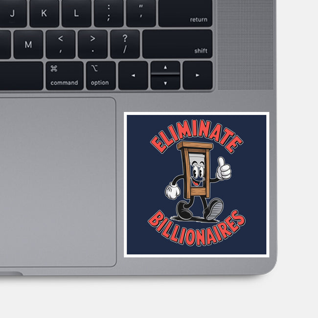 Eliminate Billionaires-None-Glossy-Sticker-RoboMega