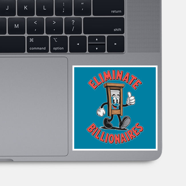 Eliminate Billionaires-None-Glossy-Sticker-RoboMega