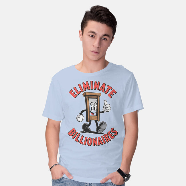 Eliminate Billionaires-Mens-Basic-Tee-RoboMega