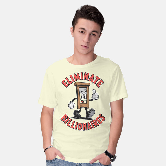 Eliminate Billionaires-Mens-Basic-Tee-RoboMega