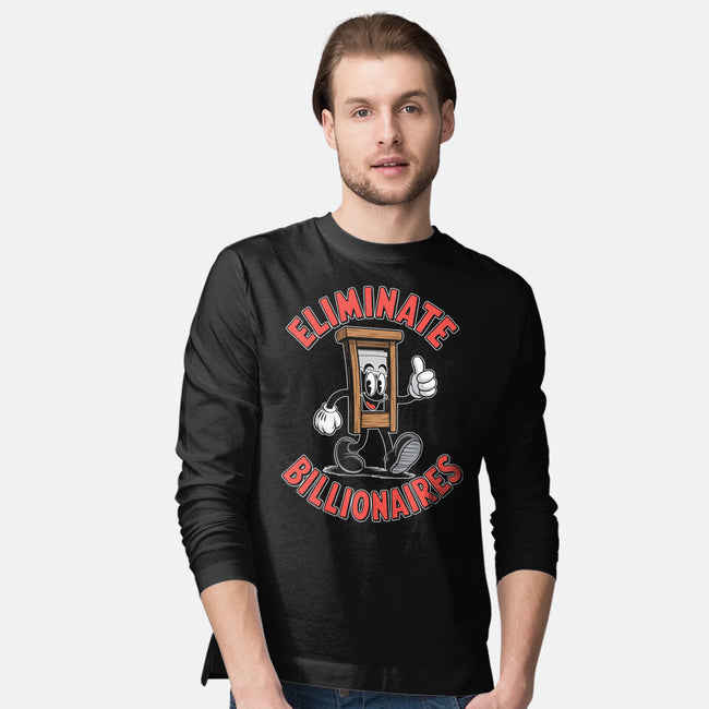 Eliminate Billionaires-Mens-Long Sleeved-Tee-RoboMega