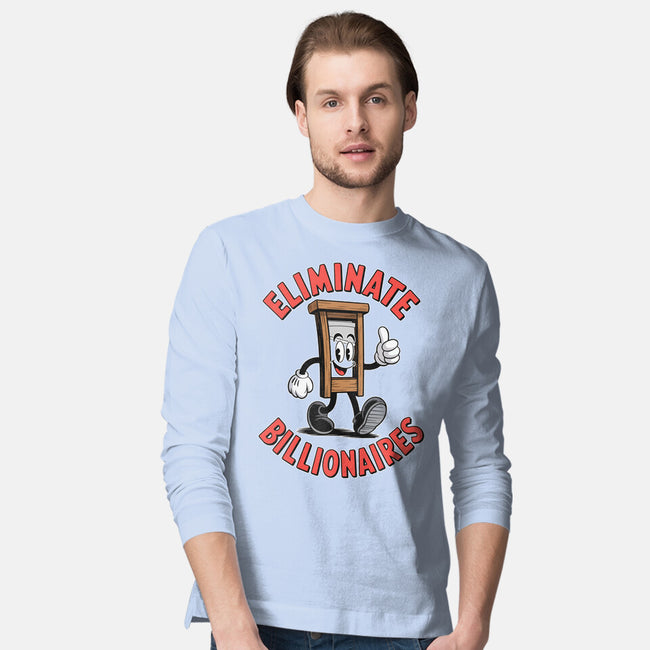 Eliminate Billionaires-Mens-Long Sleeved-Tee-RoboMega