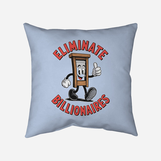 Eliminate Billionaires-None-Removable Cover w Insert-Throw Pillow-RoboMega