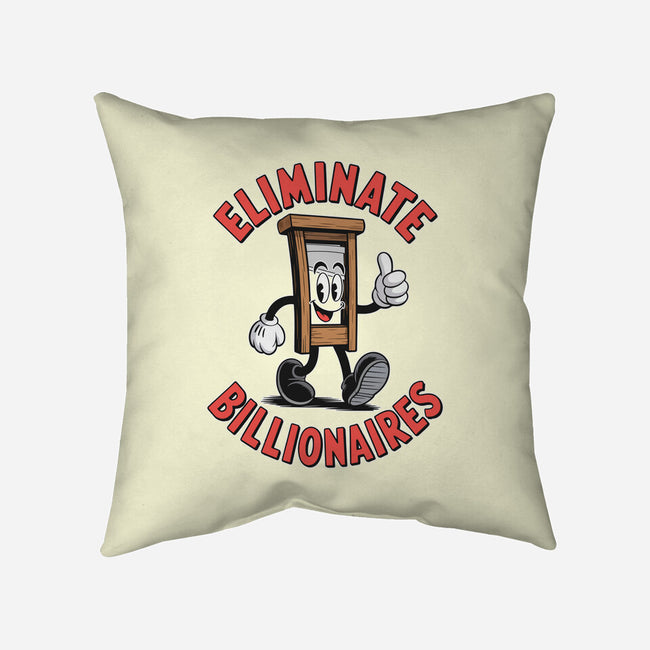 Eliminate Billionaires-None-Removable Cover w Insert-Throw Pillow-RoboMega