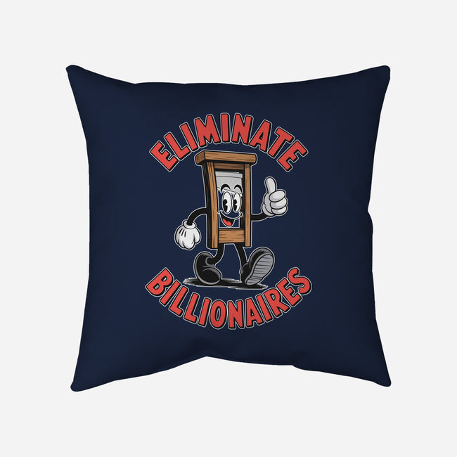 Eliminate Billionaires-None-Removable Cover w Insert-Throw Pillow-RoboMega