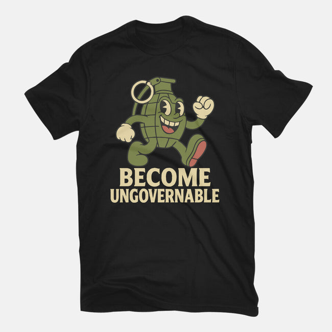 Become Ungovernable-Mens-Basic-Tee-RoboMega