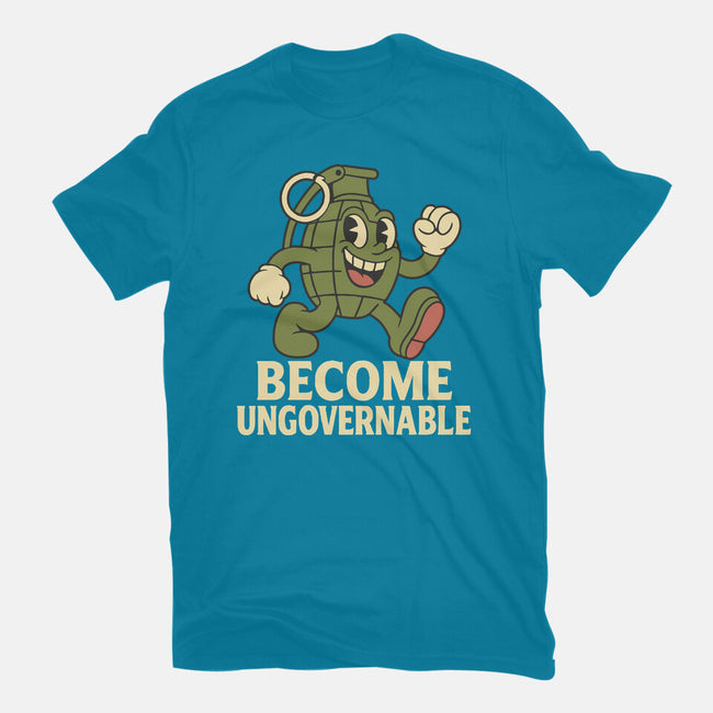 Become Ungovernable-Mens-Basic-Tee-RoboMega