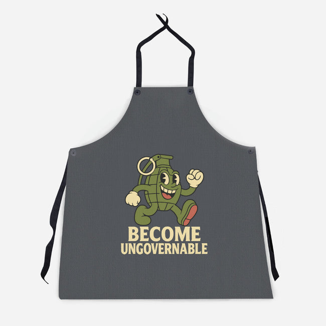 Become Ungovernable-Unisex-Kitchen-Apron-RoboMega
