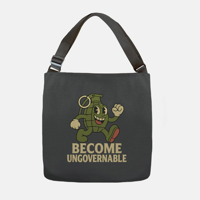 Become Ungovernable-None-Adjustable Tote-Bag-RoboMega