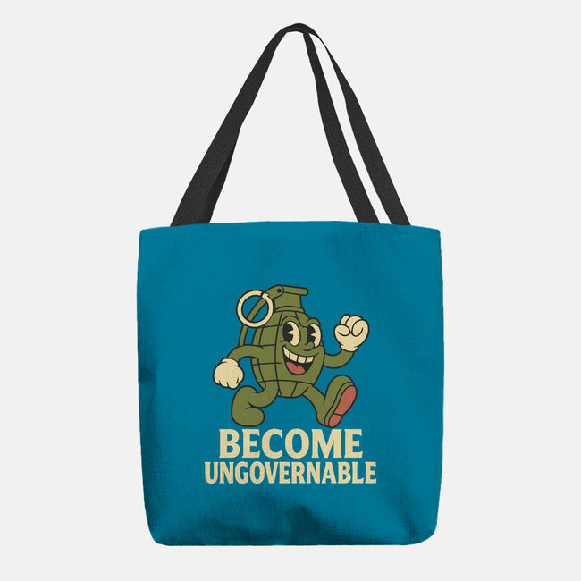 Become Ungovernable-None-Basic Tote-Bag-RoboMega