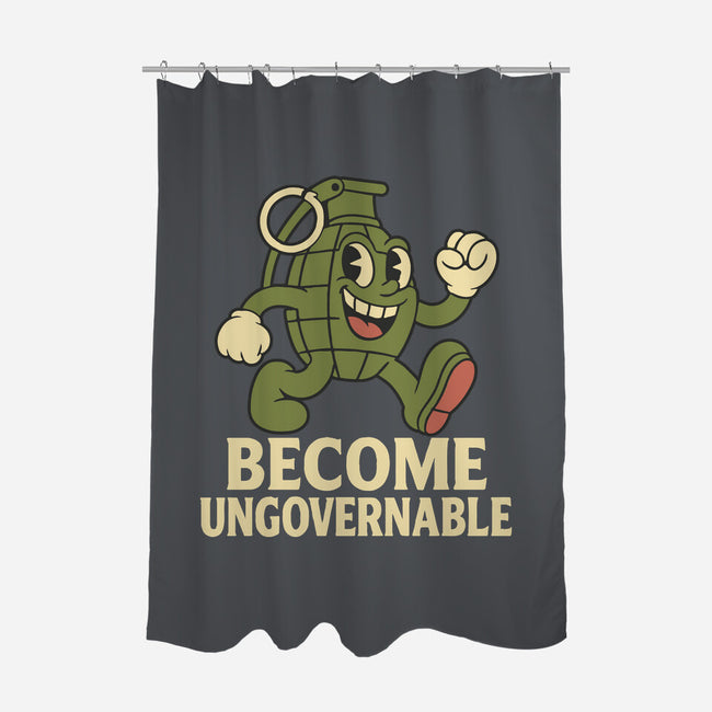 Become Ungovernable-None-Polyester-Shower Curtain-RoboMega