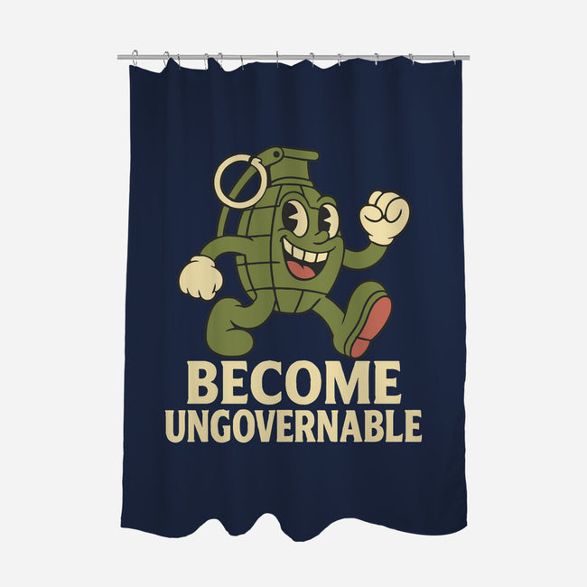 Become Ungovernable-None-Polyester-Shower Curtain-RoboMega