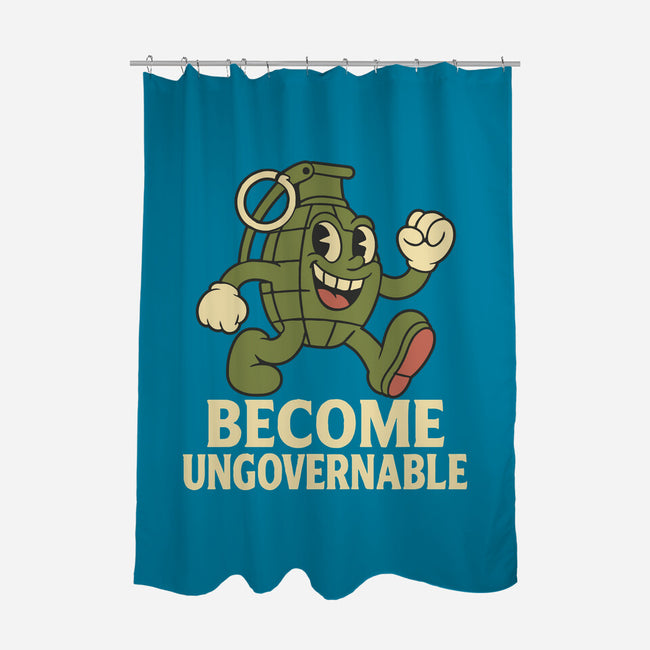 Become Ungovernable-None-Polyester-Shower Curtain-RoboMega