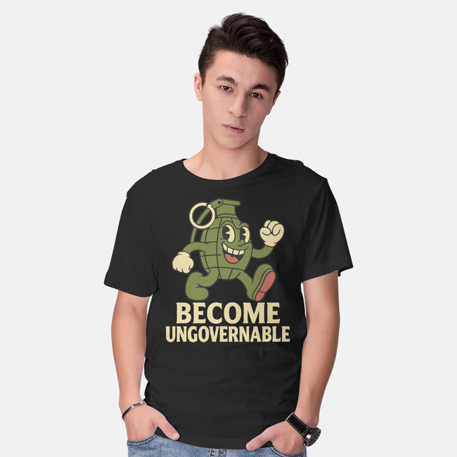 Become Ungovernable-Mens-Basic-Tee-RoboMega