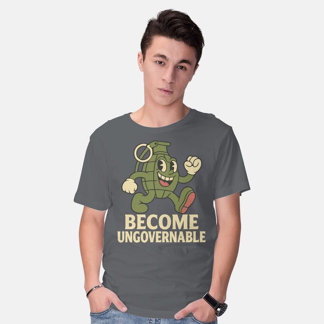 Become Ungovernable-Mens-Basic-Tee-RoboMega