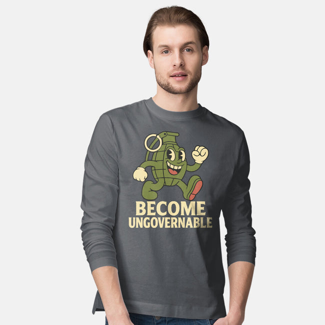 Become Ungovernable-Mens-Long Sleeved-Tee-RoboMega