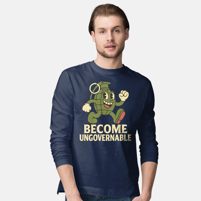 Become Ungovernable-Mens-Long Sleeved-Tee-RoboMega