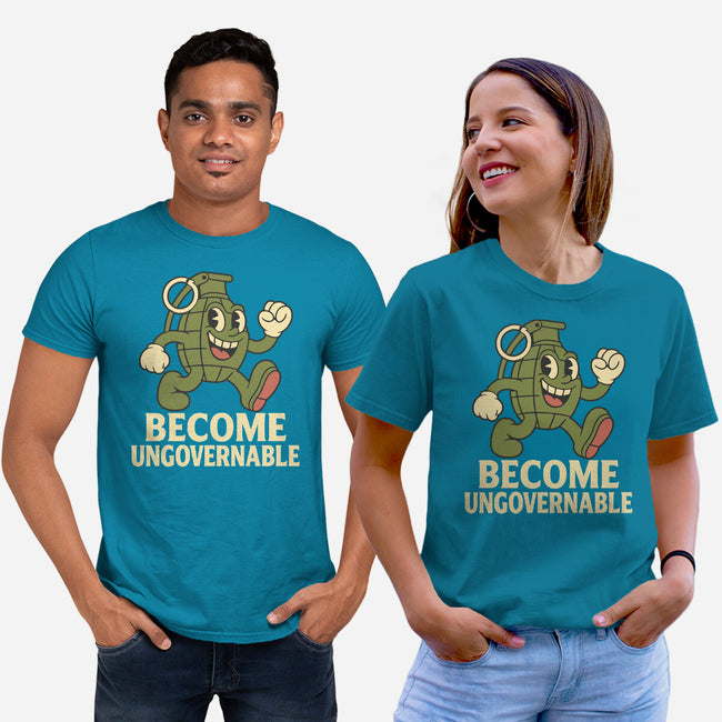 Become Ungovernable-Unisex-Basic-Tee-RoboMega