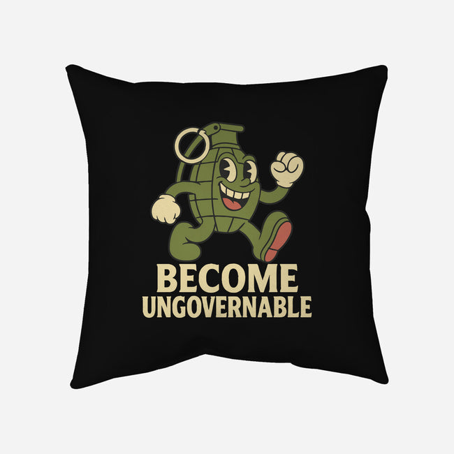 Become Ungovernable-None-Removable Cover w Insert-Throw Pillow-RoboMega