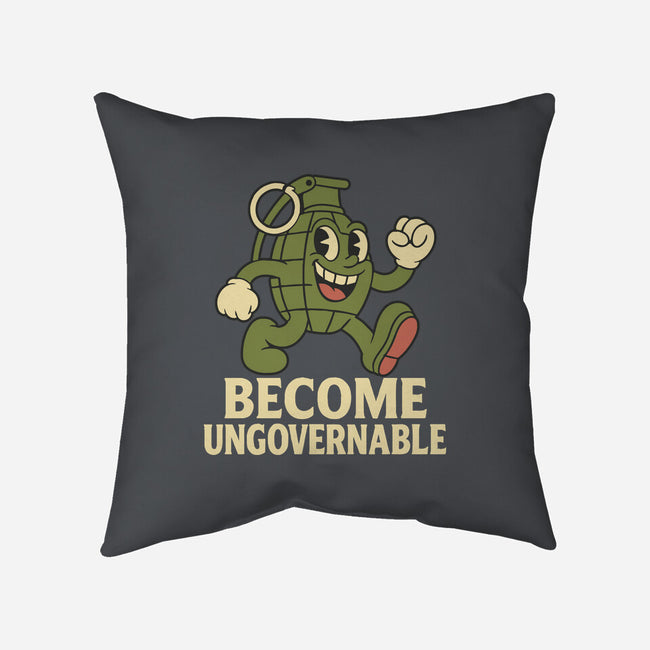 Become Ungovernable-None-Removable Cover w Insert-Throw Pillow-RoboMega