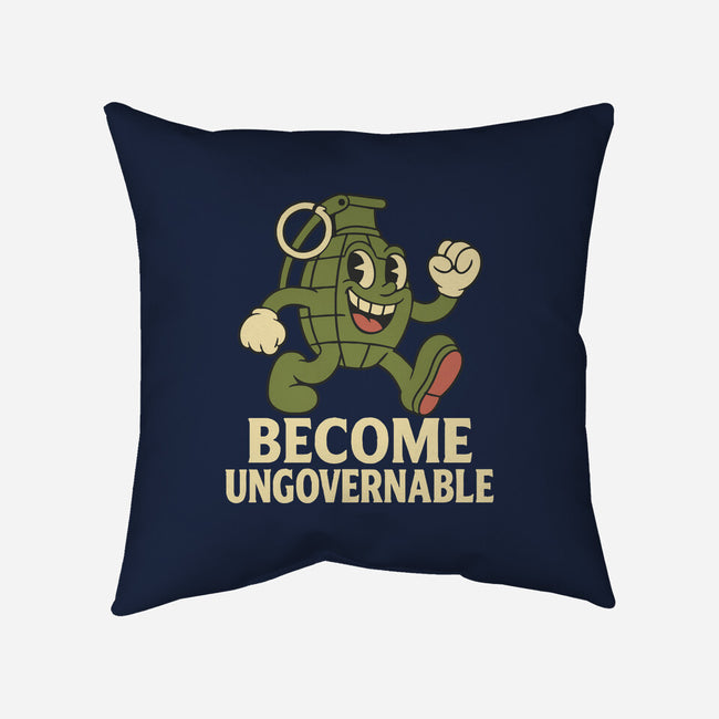 Become Ungovernable-None-Removable Cover w Insert-Throw Pillow-RoboMega