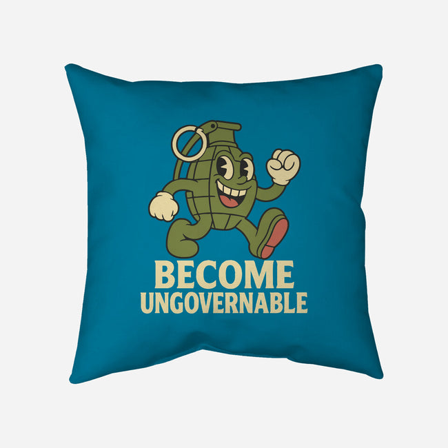 Become Ungovernable-None-Removable Cover w Insert-Throw Pillow-RoboMega