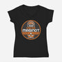 USCSS Maginot Logo-Womens-V-Neck-Tee-CarloJ1956
