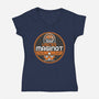 USCSS Maginot Logo-Womens-V-Neck-Tee-CarloJ1956