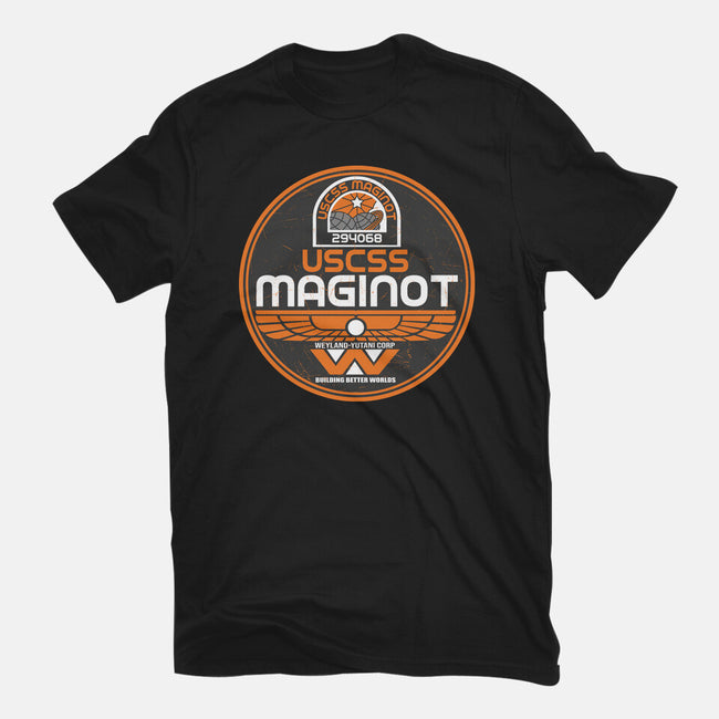 USCSS Maginot Logo-Mens-Heavyweight-Tee-CarloJ1956