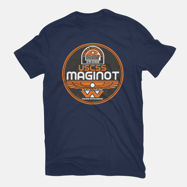 USCSS Maginot Logo-Mens-Heavyweight-Tee-CarloJ1956