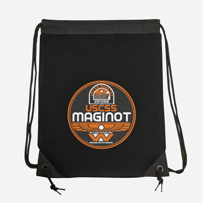 USCSS Maginot Logo-None-Drawstring-Bag-CarloJ1956