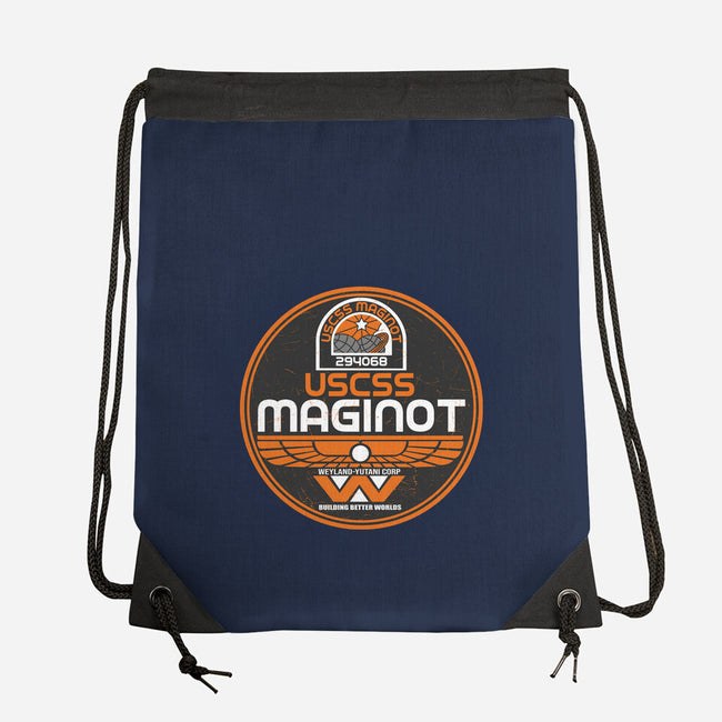 USCSS Maginot Logo-None-Drawstring-Bag-CarloJ1956