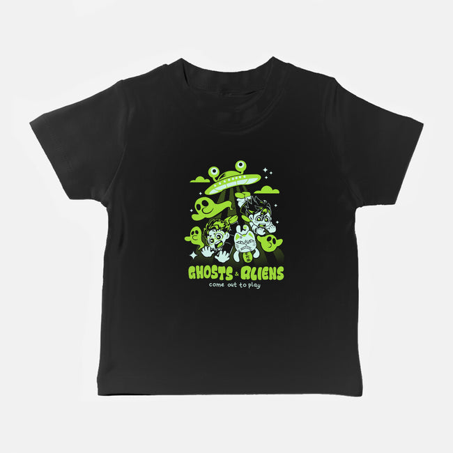 Ghosts And Aliens-Baby-Basic-Tee-Catsuumi