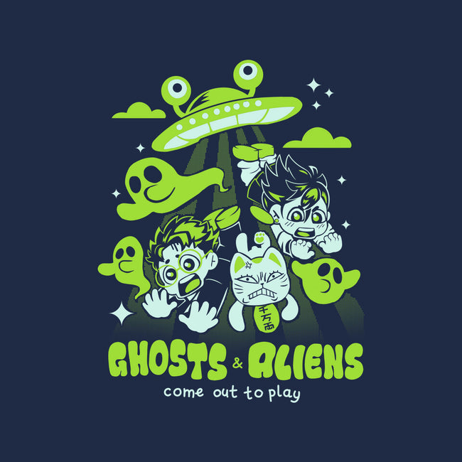 Ghosts And Aliens-Unisex-Pullover-Sweatshirt-Catsuumi