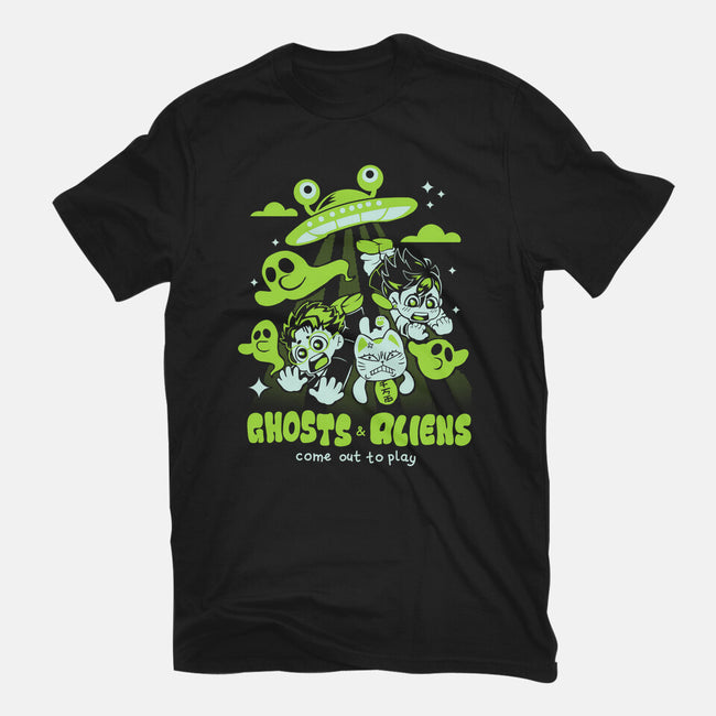 Ghosts And Aliens-Mens-Premium-Tee-Catsuumi