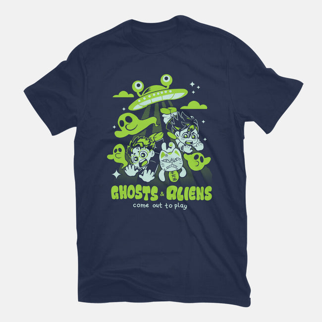 Ghosts And Aliens-Mens-Premium-Tee-Catsuumi
