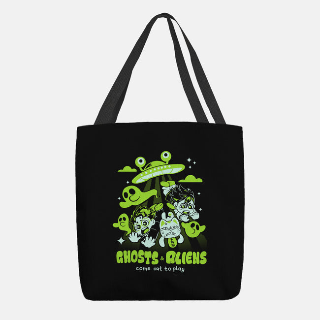 Ghosts And Aliens-None-Basic Tote-Bag-Catsuumi