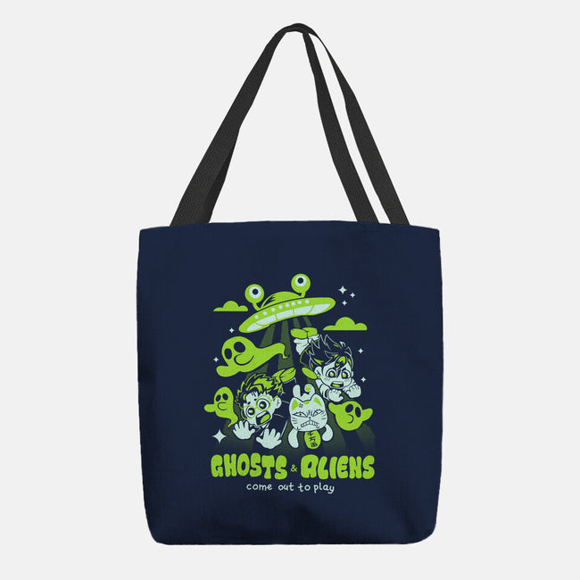 Ghosts And Aliens-None-Basic Tote-Bag-Catsuumi