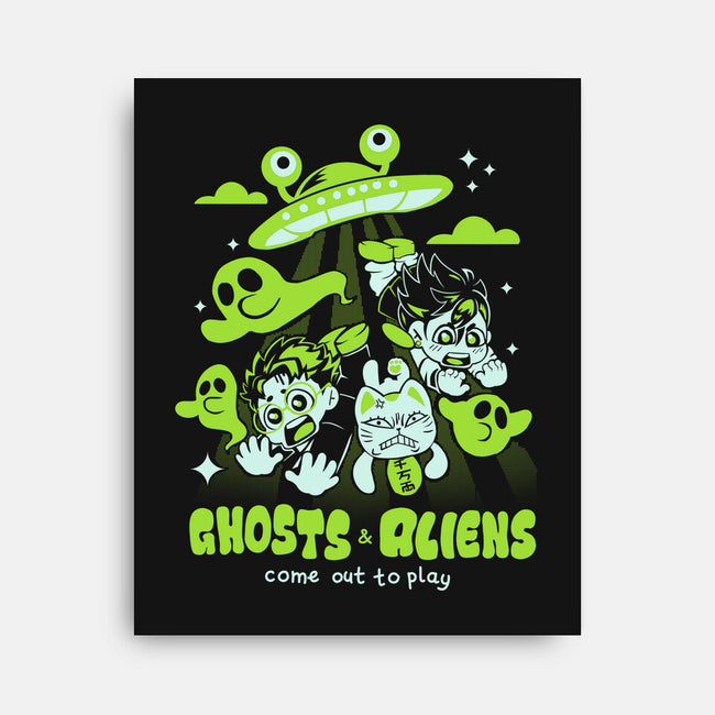 Ghosts And Aliens-None-Stretched-Canvas-Catsuumi