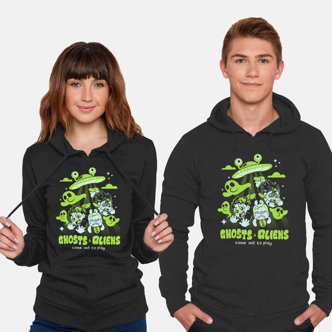Ghosts And Aliens-Unisex-Pullover-Sweatshirt-Catsuumi