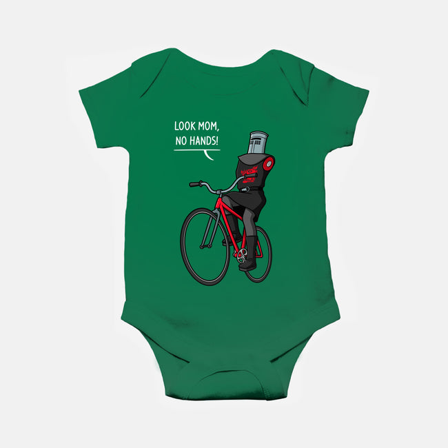 Look Mom No Hands-Baby-Basic-Onesie-jasesa
