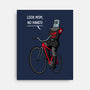 Look Mom No Hands-None-Stretched-Canvas-jasesa