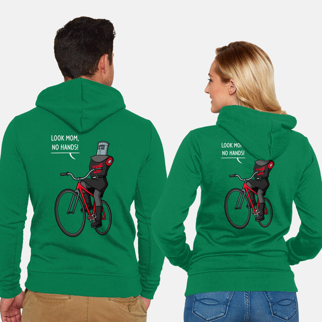 Look Mom No Hands-Unisex-Zip-Up-Sweatshirt-jasesa