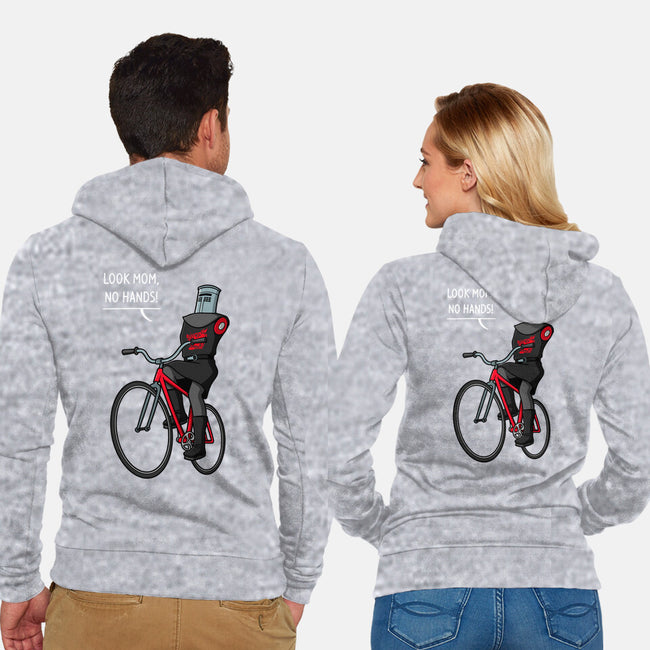 Look Mom No Hands-Unisex-Zip-Up-Sweatshirt-jasesa