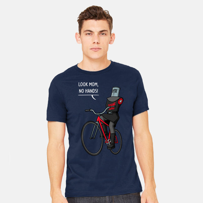 Look Mom No Hands-Mens-Heavyweight-Tee-jasesa
