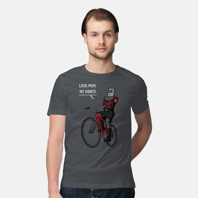 Look Mom No Hands-Mens-Premium-Tee-jasesa