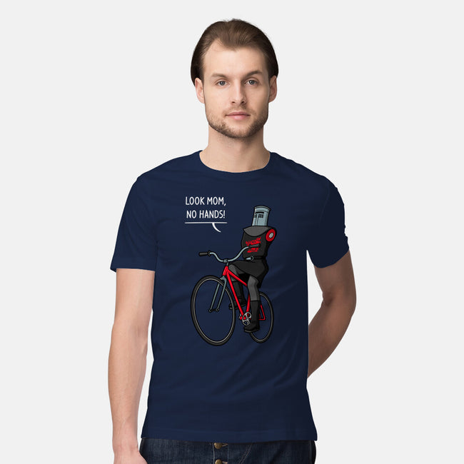 Look Mom No Hands-Mens-Premium-Tee-jasesa